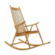 1960s Mid-century Wooden Rocking Chair, Czechoslovakia