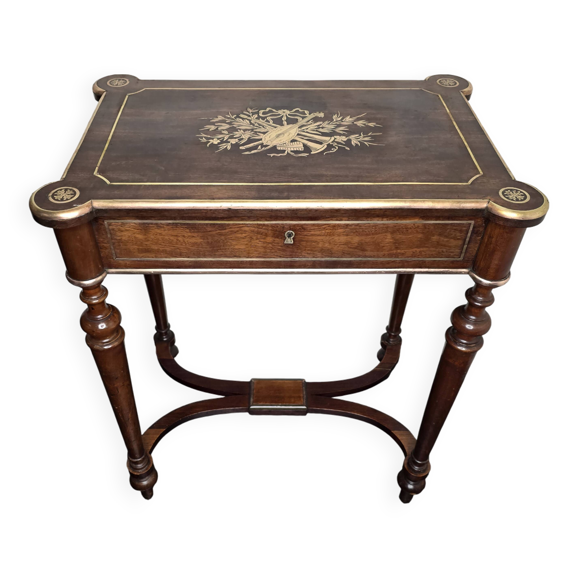 Napoleon III mahogany dressing table