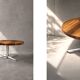 Vintage German Round Rosewood Coffee Table from Ilse Möbel, 1970s