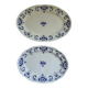 2 oval dishes in ironstone from Longchamp
