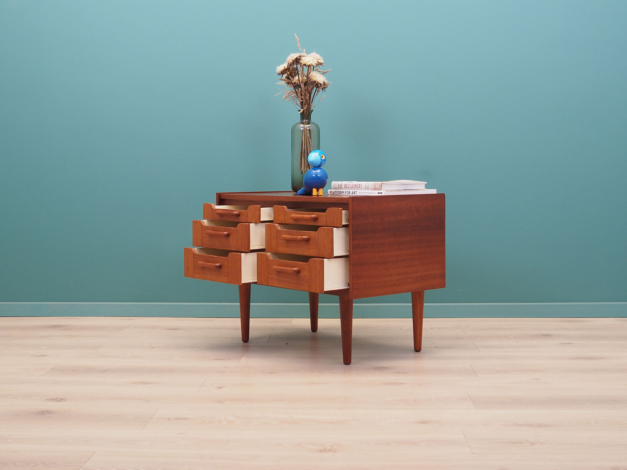 Teak chest of drawers, Danish design, 60s, made in Denmark