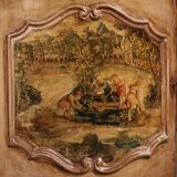 Great lacquered and painted Venetian sideboard from the 20th century