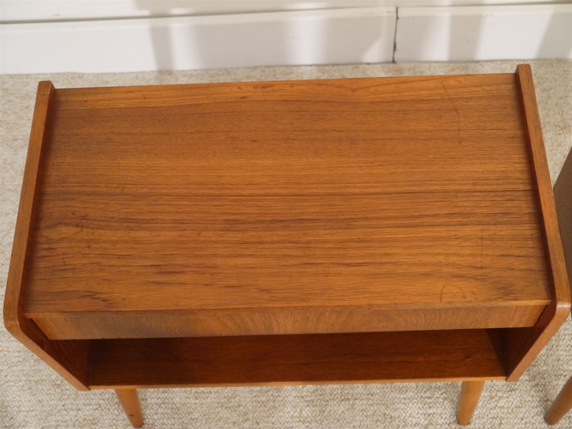 Pair of vintage Scandinavian  nightstands  1960