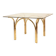 Glass and Brass Table, Italian Manufacture, 1970