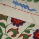Vintage hand-embroidered tablecloth 44x98 cm