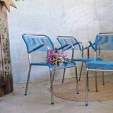 Vintage scoubidou armchairs