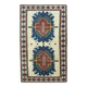 1970s Vintage Turkish Oushak Handmade Wool Cotton Beige Area Rug 160x265