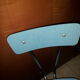 Paire de chaises en formica bleu pastel vintage