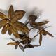 Golden leaf wall light 1970