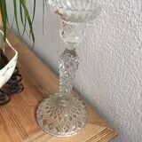 Glass candlestick