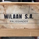 Rosewood dining table XL Mid Century Vintage Dutch Design