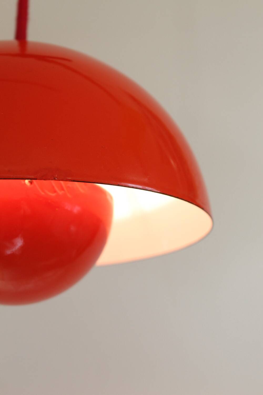 Flower Pot VP1 Pendant Light by Verner Panton for Louis Poulsen 1960s