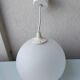 Suspension en opaline blanche
