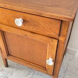Oak bedside table from the 1950s