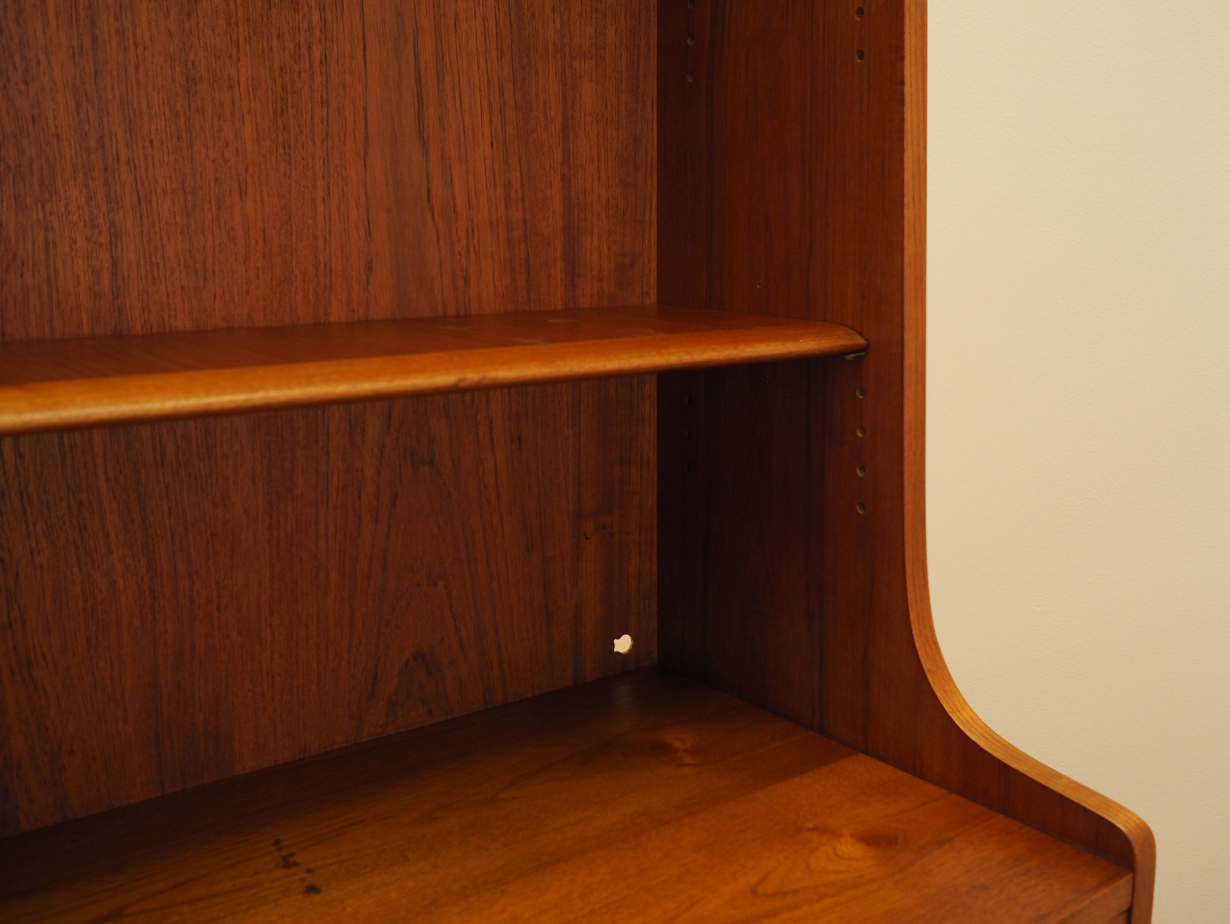 Teak bookcase, Danish design, 1970s, designer: Johannes Sorth