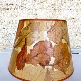 Paper herbarium lampshade, 70s