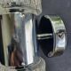 Chrome metal wall lamp with double vintage lighting