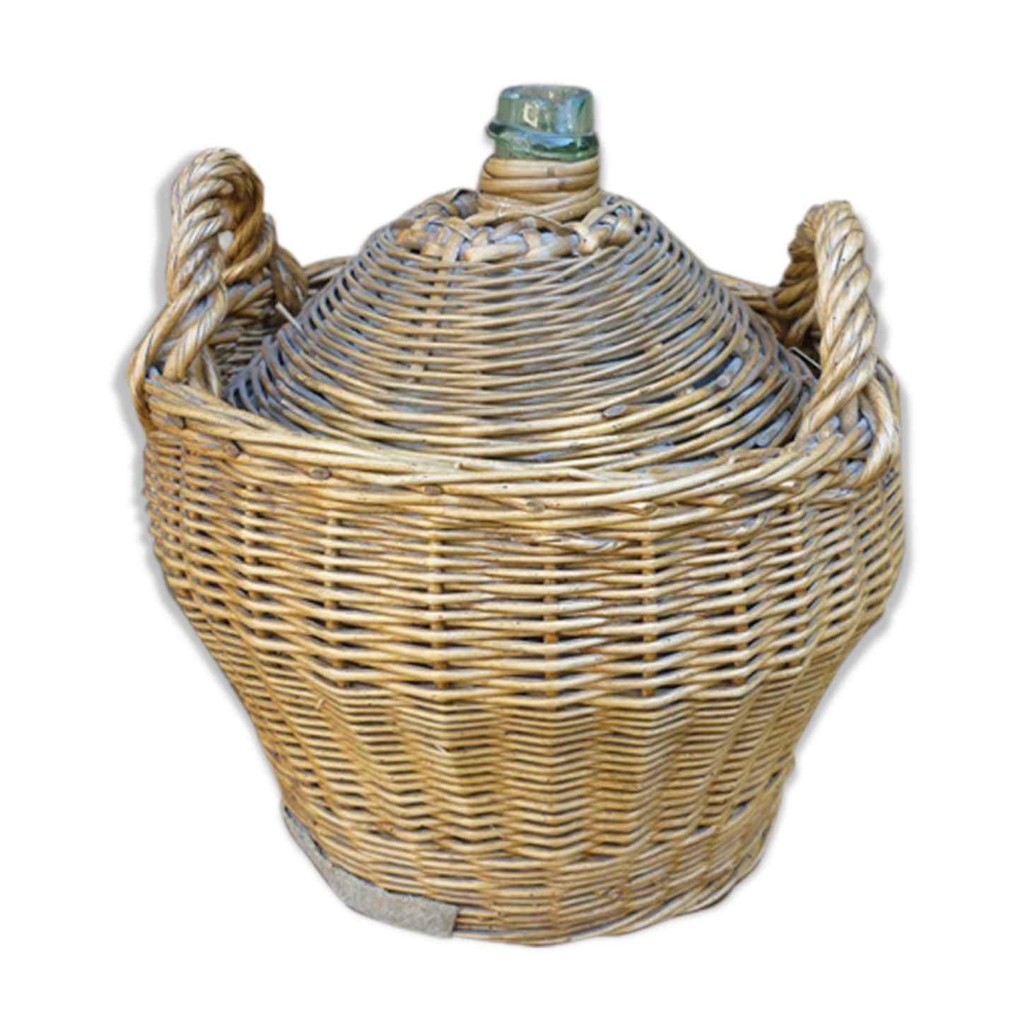 Wicker demijohn