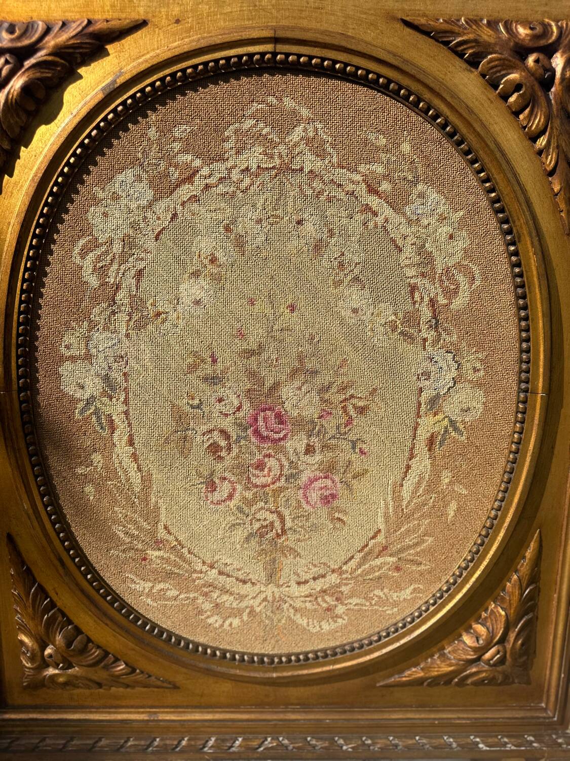 Écran de cheminée en bois mouluré Époque XIXEME siècle