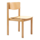 70s bentwood stacking chair in beech stain