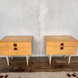 Pair of vintage bedside tables