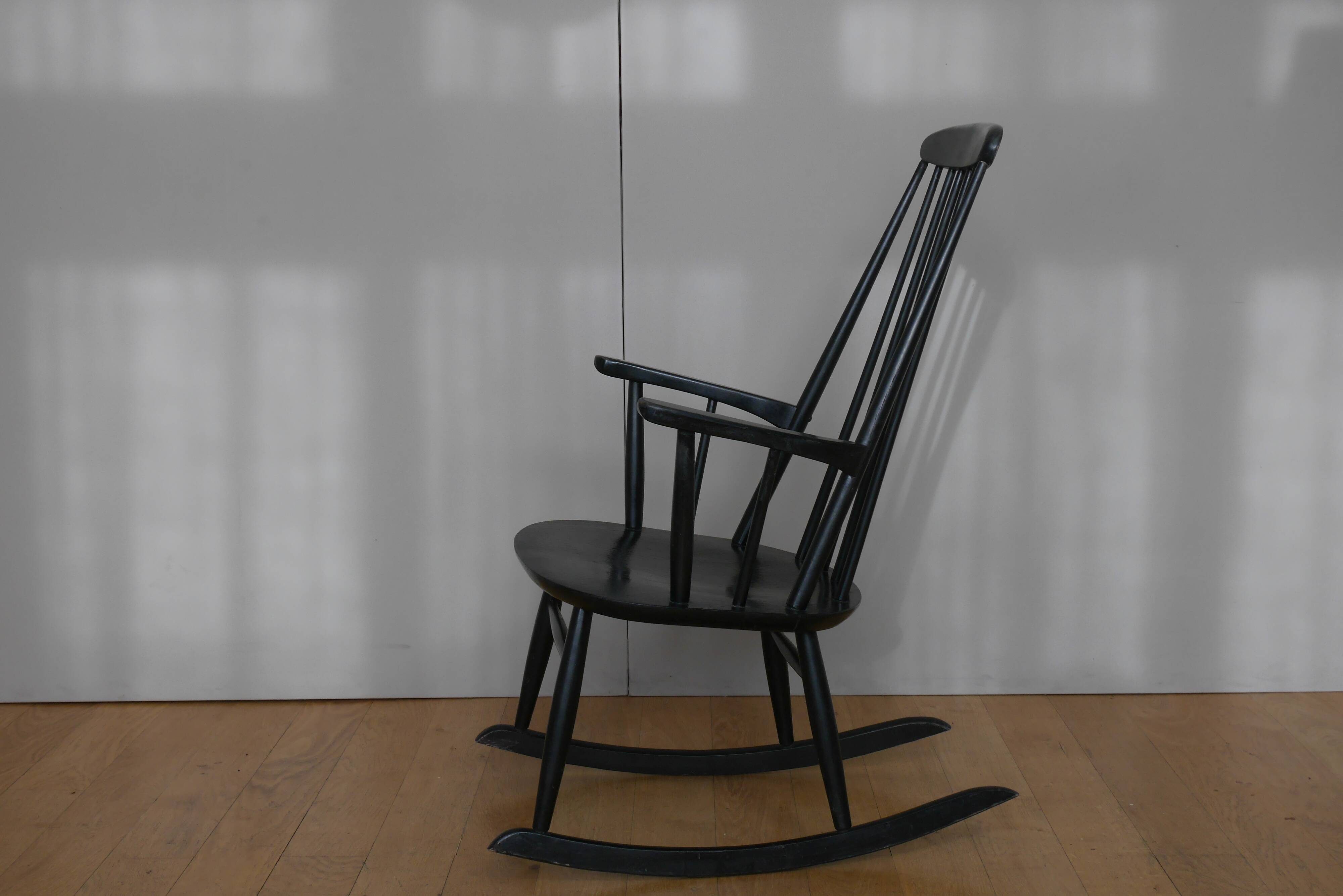 Scandinavian rocking chair Stol 60s