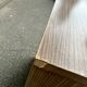 commode 4 tiroirs compacte — Effet bois foncé