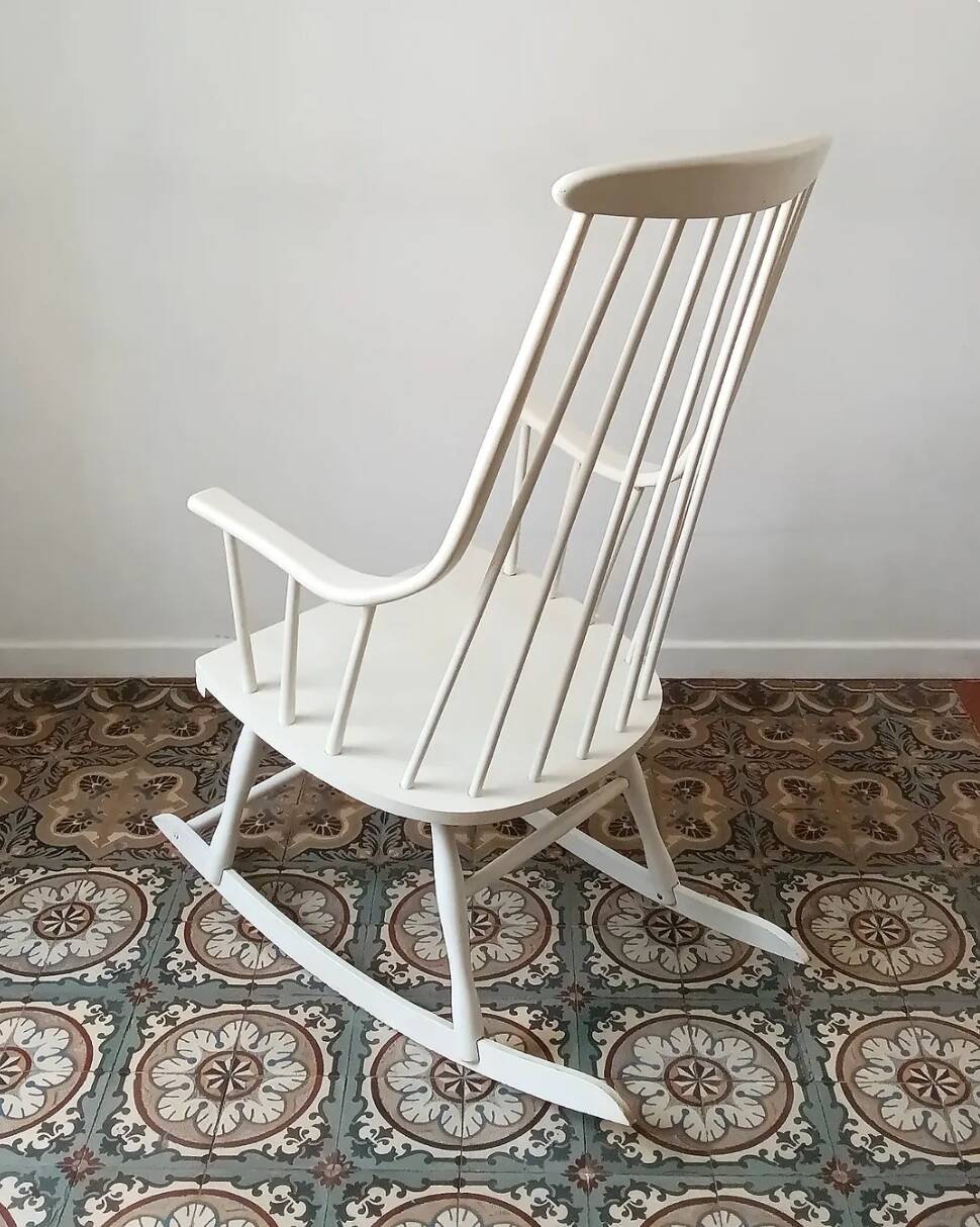 "Grandessa" rocking chair by Lena Larson for Nesto, Sweden 1960s