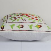 Vintage embroidered cushion cover 41x41 cm