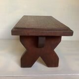 Small wooden stool bench step