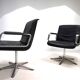 Set of 2 Wilkhahn Delta conference/dining chairs from the Delta Group