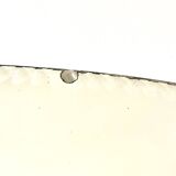 Large bevelled oval mirror 90x60 cm