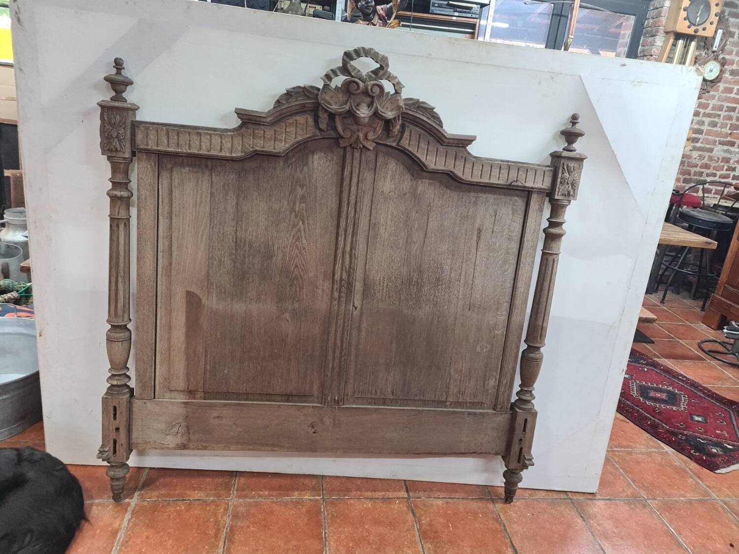Oak headboard