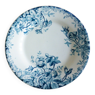 1 flat plate from Gien, Floreal model 221231