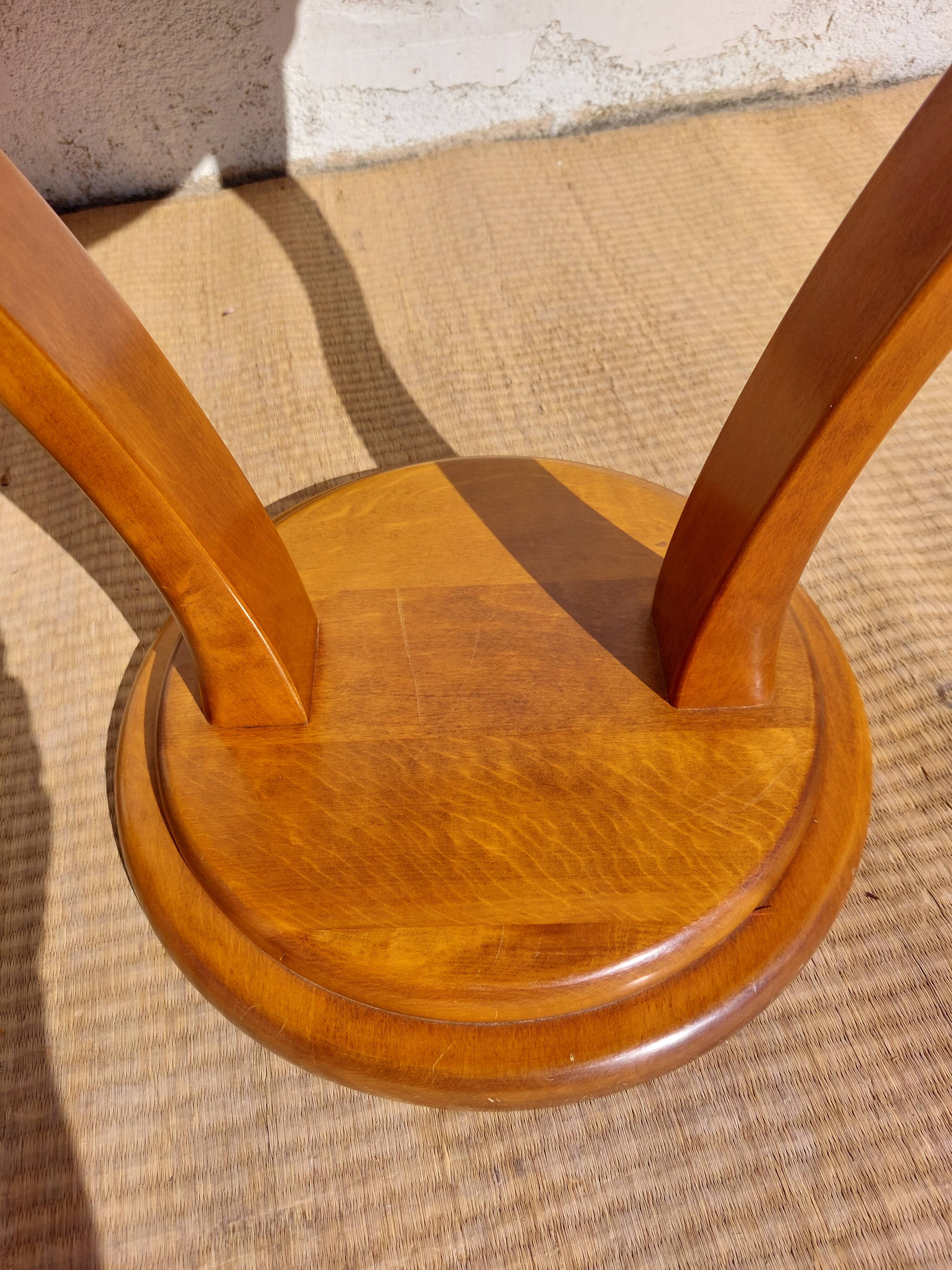 Guéridon art déco, 2 pieds