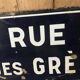 Plaque émaillée de rue