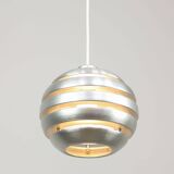 Vintage Italian Aluminum Beehive Pendant Lamp, 80s