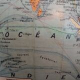 Earth Globe Forest end 19th H39 cm