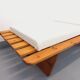 Pair of vintage  Perriand style  pine benches
