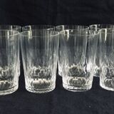 Set of 12 baccarat crystal whiskey glasses Champigny model
