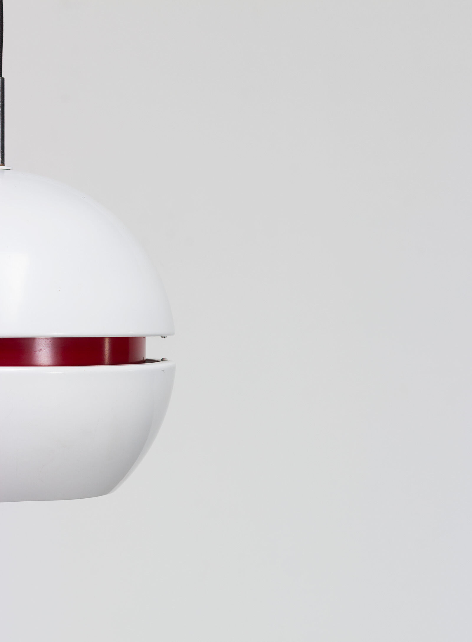 Pair of pendant lamps by Stilnovo Italy 1950