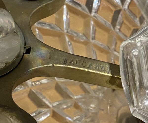 Lustre Baccarat douze branches début XXème