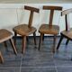 Set of 4 T chairs by Olavi Hanninen, 1960s