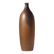 Mustard Brown Ceramic Studio Pottery Tall Vase, 1960s, Signed
