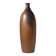 Mustard Brown Ceramic Studio Pottery Tall Vase, 1960s, Signed