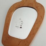 Antique beveled hand mirror