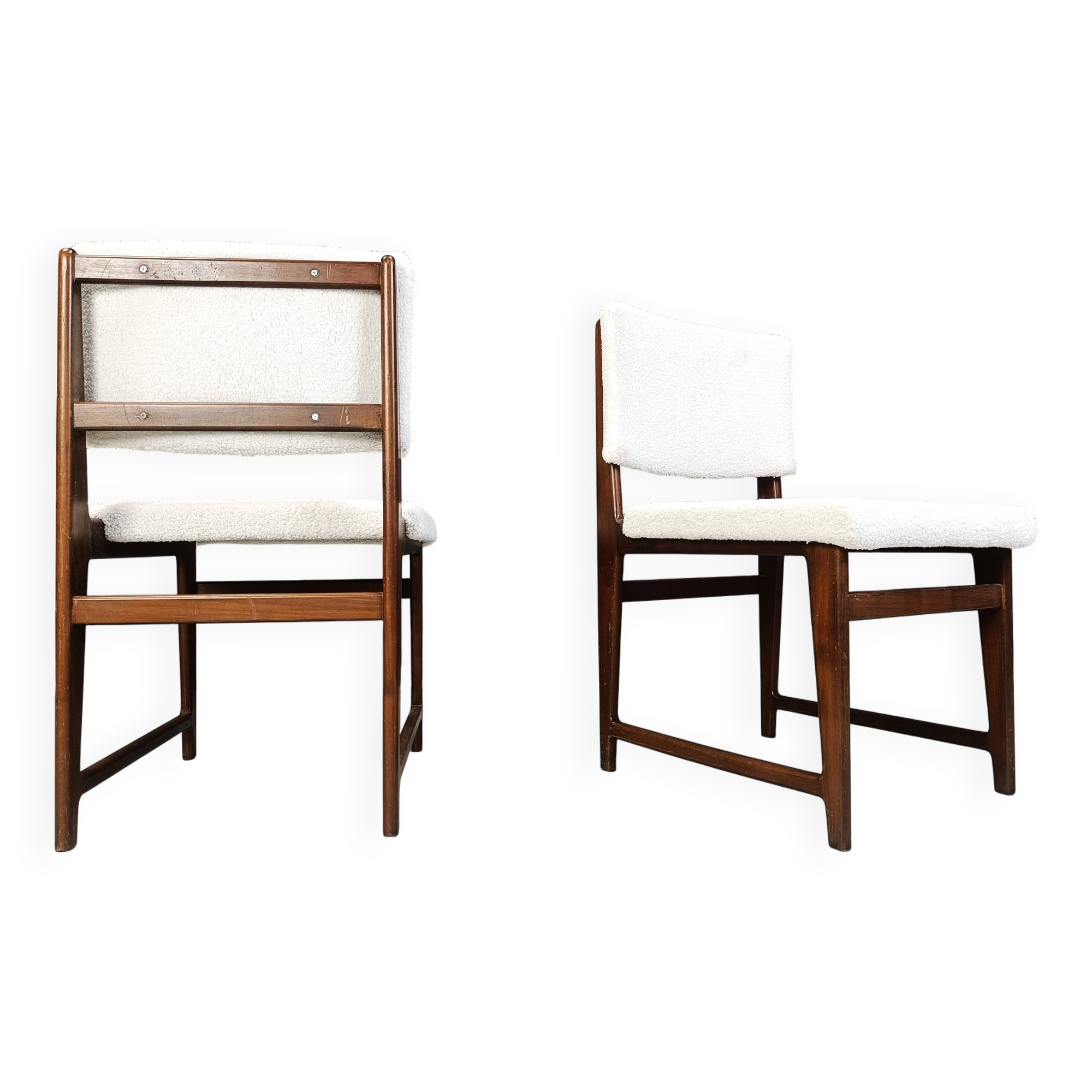 Mid century teak scandinavian dining chairs, 1960s