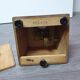 Old wooden metronome