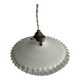 Suspension opaline, éclairage vintage