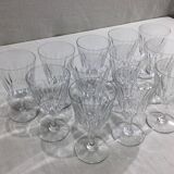 Baccarat – 12 Baccarat Crystal Water Glasses, Casino Pattern